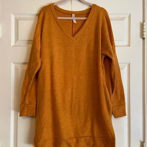 Oversized Fleece Sweater | 1X